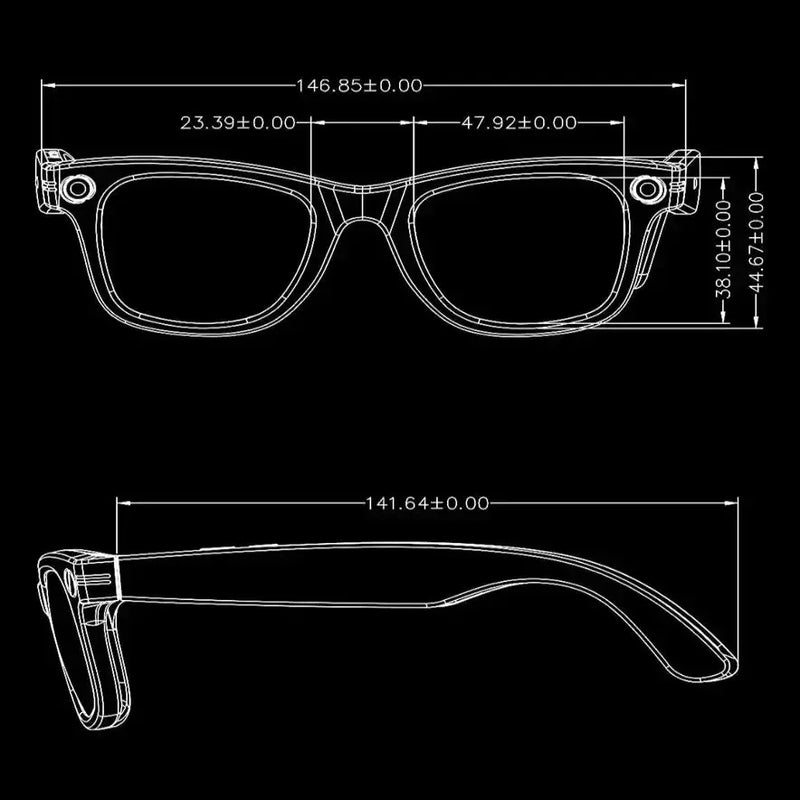 AI Smart Glasses with Camera & Bluetooth Call (different models available) by Habicare