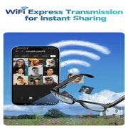 AI Smart Glasses with Camera & Bluetooth Call (different models available) by Habicare