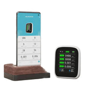 Air Quality Monitor – CO2, HCHO, TVOC (8-in-1) by Habicare