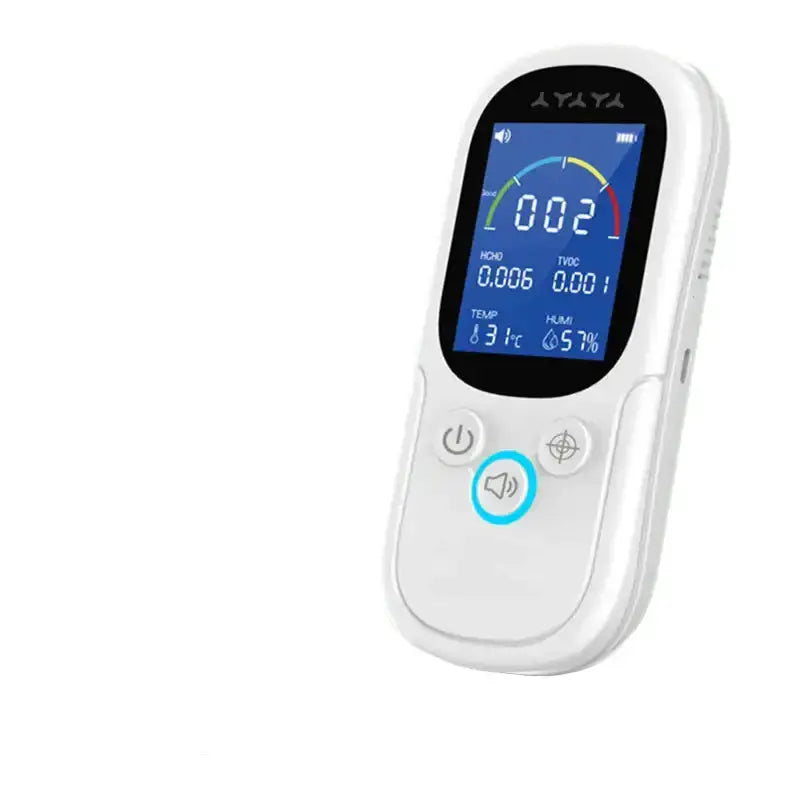Air Quality Monitor – Formaldehyde, TVOC, CO2, Temperature & Humidity Detector by Habicare