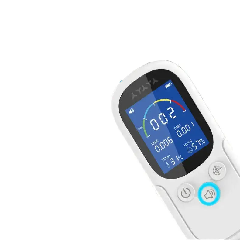 Air Quality Monitor – Formaldehyde, TVOC, CO2, Temperature & Humidity Detector by Habicare