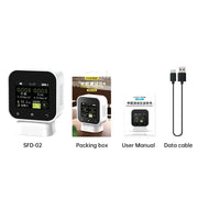 Air Quality Monitor – Real-Time Formaldehyde & TVOC Tester by Habicare