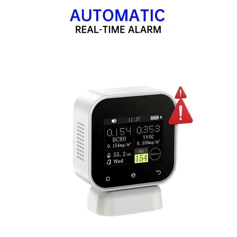 Air Quality Monitor – Real-Time Formaldehyde & TVOC Tester by Habicare