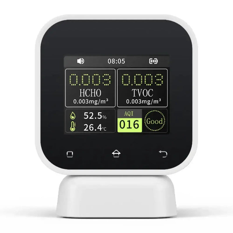 Air Quality Monitor – Real-Time Formaldehyde & TVOC Tester by Habicare