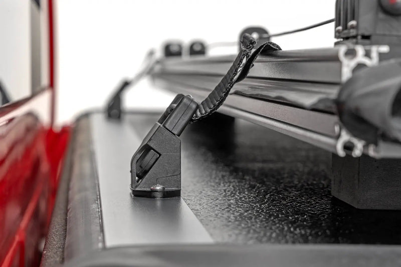 Hard Low Profile Bed Cover 6'9" Bed Rail Caps Chevy/GMC 2500HD/3500HD (20-26) by Magwarehouse.com
