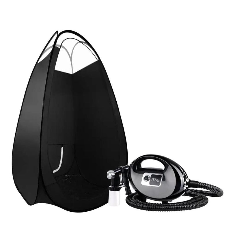 SportZone.co.nz Health & Beauty > Spray Tan > Spray Tanning Equipment Alba. Spray Tan Machine Spray Gun Spray tent Kit HVLP System Fixed Speed Sunless Alba. Spray Tan Machine Spray Gun Spray tent Kit HVLP System Fixed Speed Sunless