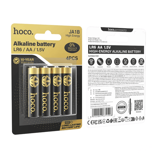 techplus AA Alkaline Batteries LR6 – 1.5V | 4-Pack (JA1B) AA Alkaline Batteries LR6 – 1.5V | 4-Pack (JA1B)
