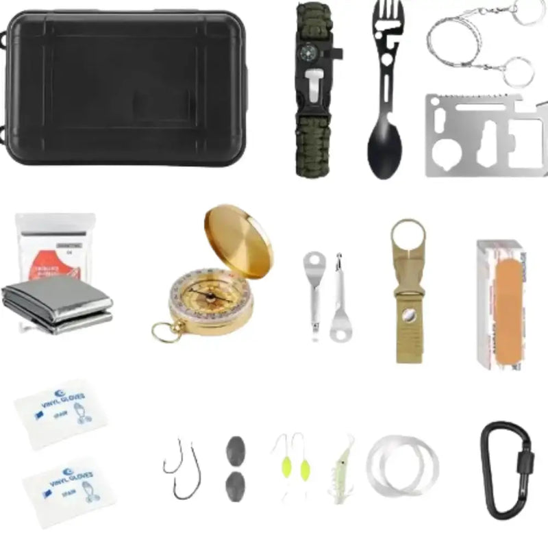 All-in-One Survival Kit – Tactical Tools for Hiking & Emergencies by Habicare