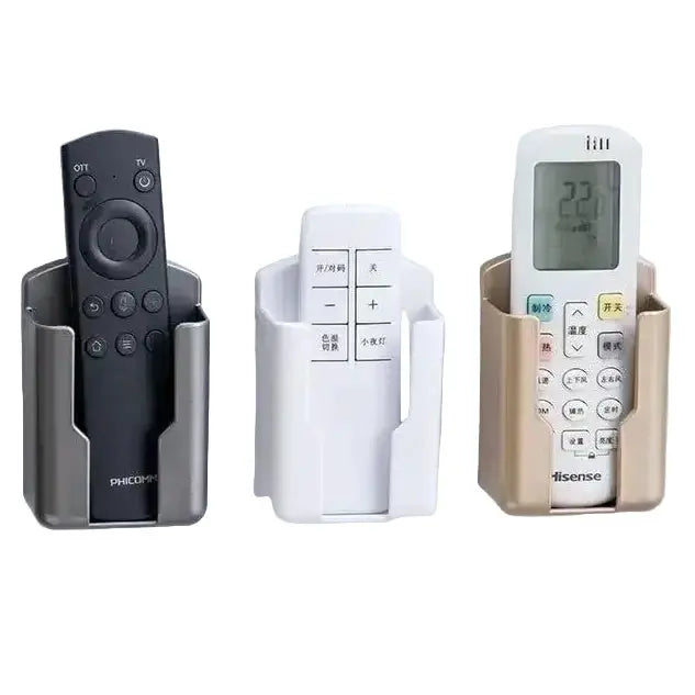 No-Drill Wall-Mounted Remote Control Holder by Habicare