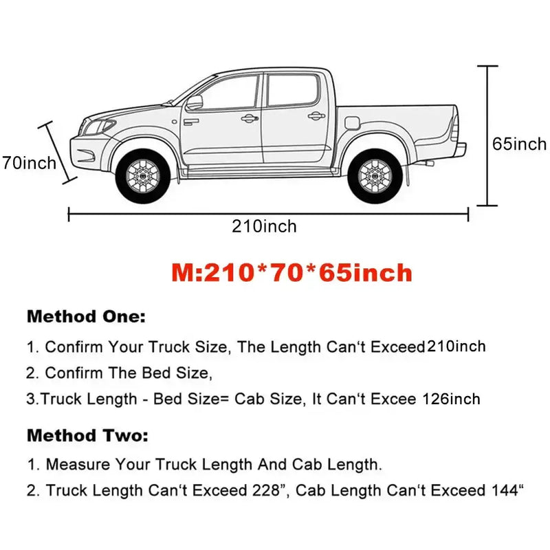 All-Season Waterproof Truck Cover (2 sizes available) by Habicare