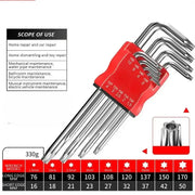 Allen Hex Wrench Screwdriver Set with Sleeve (5 different models available) by Habicare