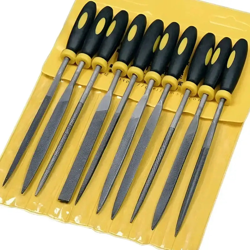 Alloy Steel Precision File Set (5pcs) (2 sizes available) by Habicare