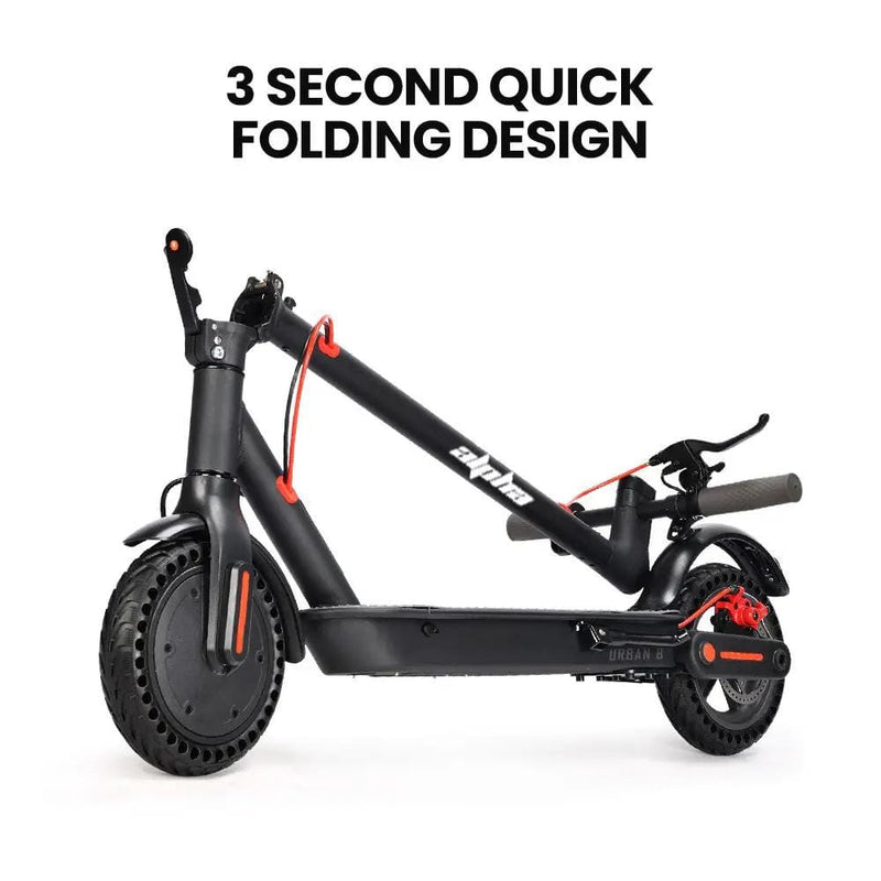 SportZone.co.nz Sports & Fitness > Scooters, Hoverboards & Accessories > Electric Scooters ALPHA Urban 8 Electric Scooter | Suspension & 25km Range | Adult eScooter NZ ALPHA Urban 8 Electric Scooter | Suspension & 25km Range | Adult eScooter NZ