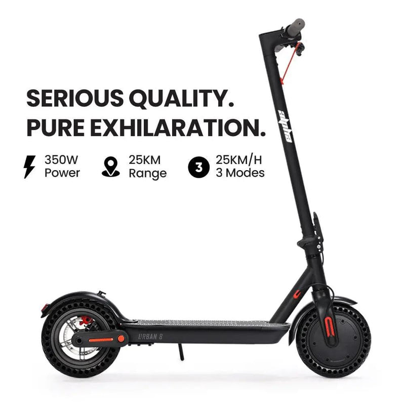 SportZone.co.nz Sports & Fitness > Scooters, Hoverboards & Accessories > Electric Scooters ALPHA Urban 8 Electric Scooter | Suspension & 25km Range | Adult eScooter NZ ALPHA Urban 8 Electric Scooter | Suspension & 25km Range | Adult eScooter NZ