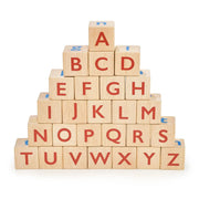Alphabet Spelling Blocks – Mentari | Wooden Toy NZ by Curious Moonbeam