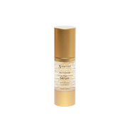 Alpine Silk Bee Venom Serum 30ml in a sleek golden container with gold flakes for youthful skin rejuvenation.