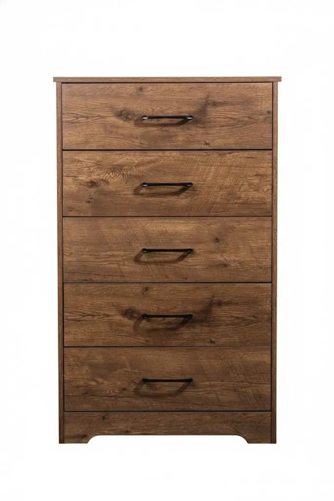 'Althea' Wallnut color Five Drawers by sue-e furniture