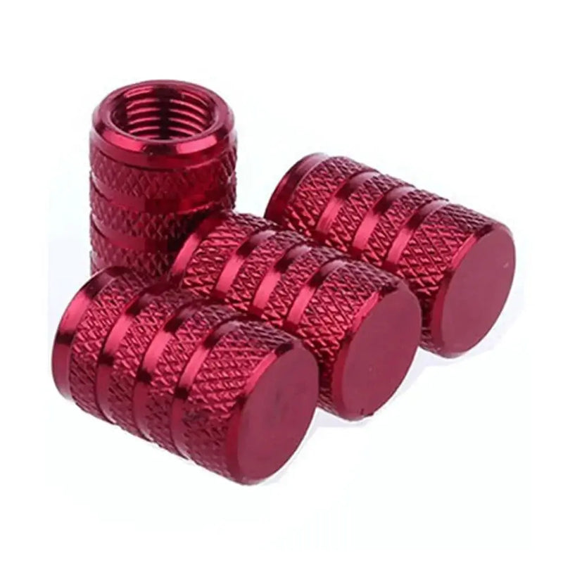 Aluminium Tire Valve Stem Caps (4Pcs) (different colours available) by Habicare