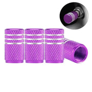 Aluminium Tire Valve Stem Caps (4Pcs) (different colours available) by Habicare