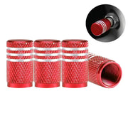 Aluminium Tire Valve Stem Caps (4Pcs) (different colours available) by Habicare