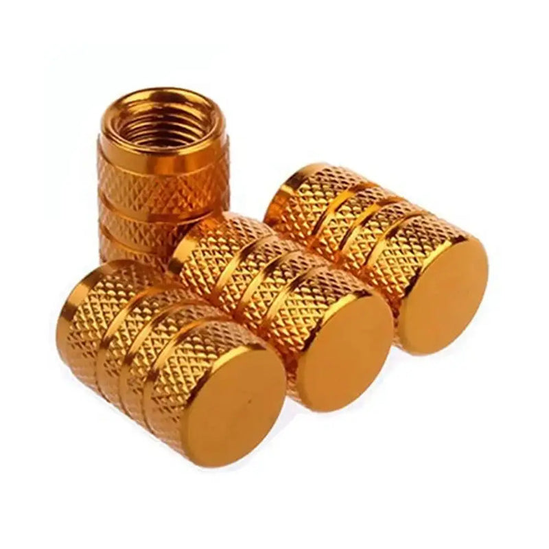 Aluminium Tire Valve Stem Caps (4Pcs) (different colours available) by Habicare