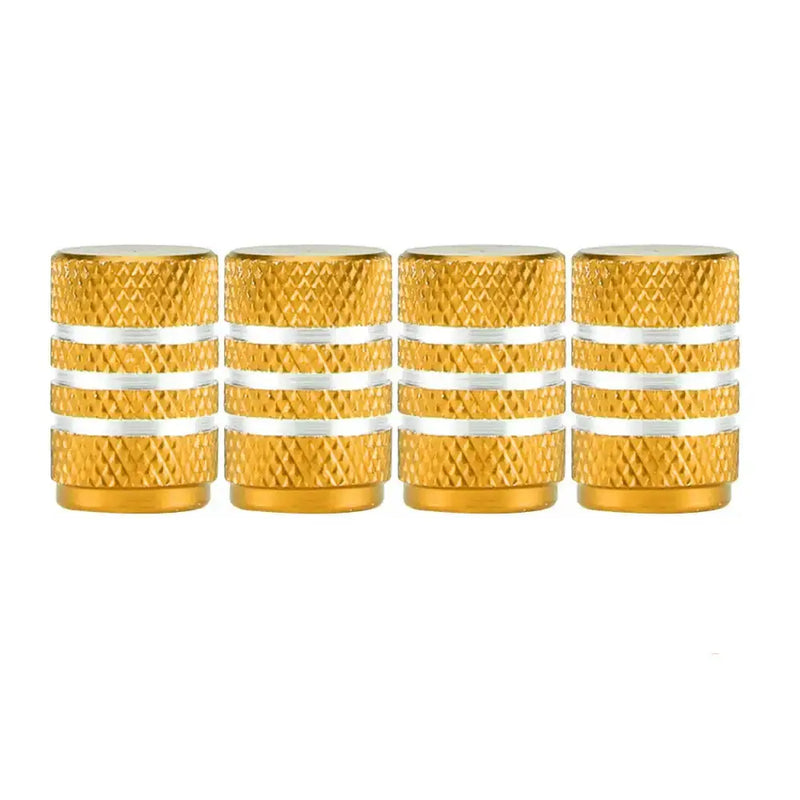 Aluminium Tire Valve Stem Caps (4Pcs) (different colours available) by Habicare