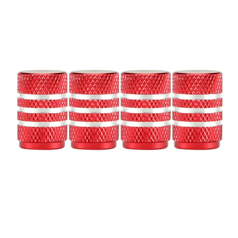 Aluminium Tire Valve Stem Caps (4Pcs) (different colours available) by Habicare
