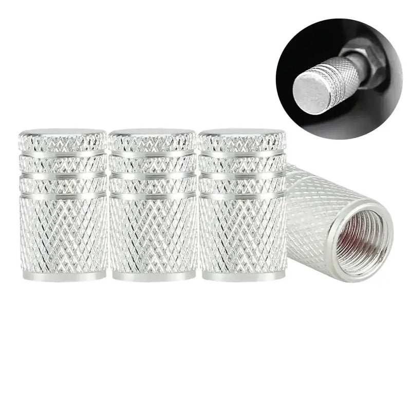 Aluminium Tire Valve Stem Caps (4Pcs) (different colours available) by Habicare