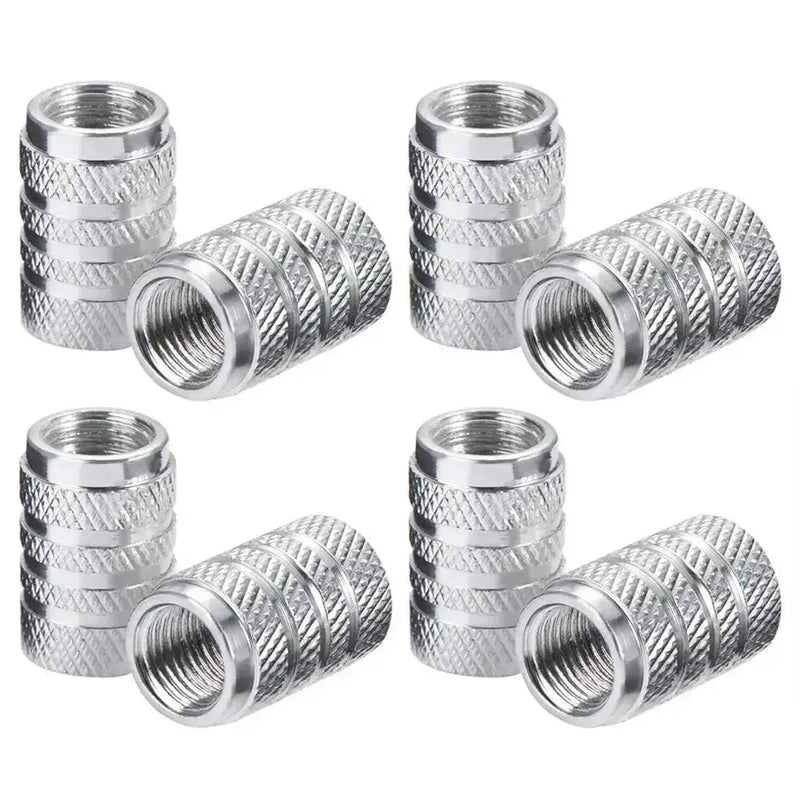 Aluminium Tire Valve Stem Caps (4Pcs) (different colours available) by Habicare