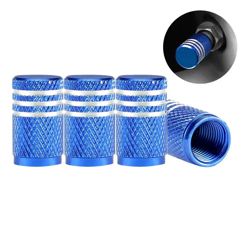 Aluminium Tire Valve Stem Caps (4Pcs) (different colours available) by Habicare