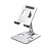 Aluminum Alloy Universal Flexible Adjustable Foldable Cell Phone & Tablet Holder by techplus