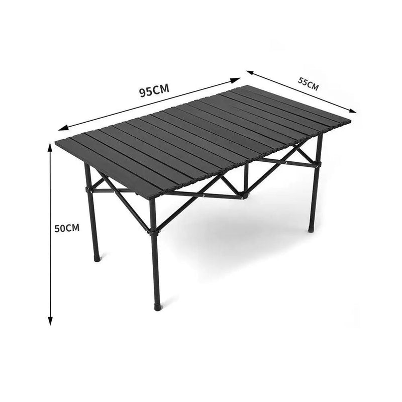 The Perfect Travel Camping Table – 95cm Foldable Outdoor Table LFRD5041 by ECOTREK