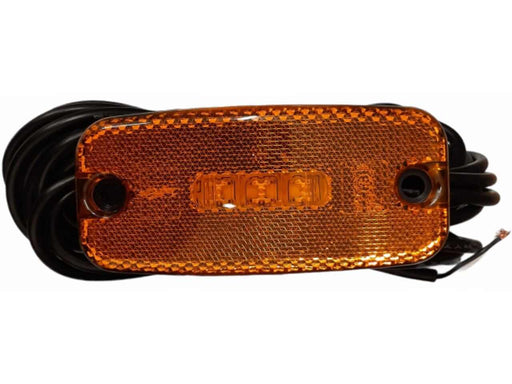 Trojan trailer lights Amber Rectangular LED Multi Volt Marker Light Submersible