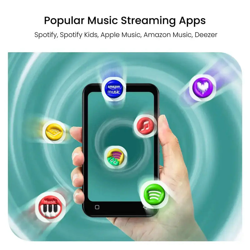 Android MP3/MP4 Music Player with Bluetooth & Wi-Fi (6 colours available) by Habicare