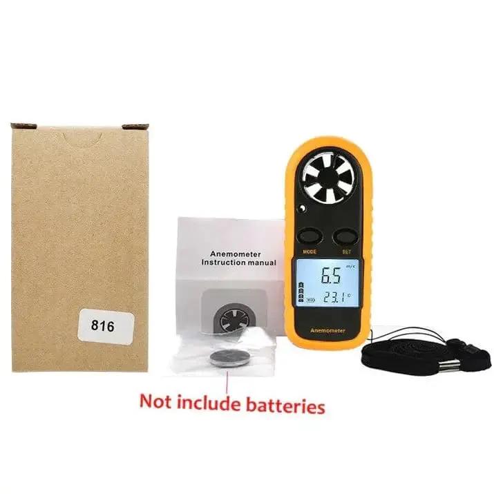 Anemometer - Wind Speed & Air Temperature Meter by 9eight5