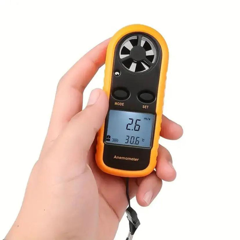 Anemometer - Wind Speed & Air Temperature Meter by 9eight5