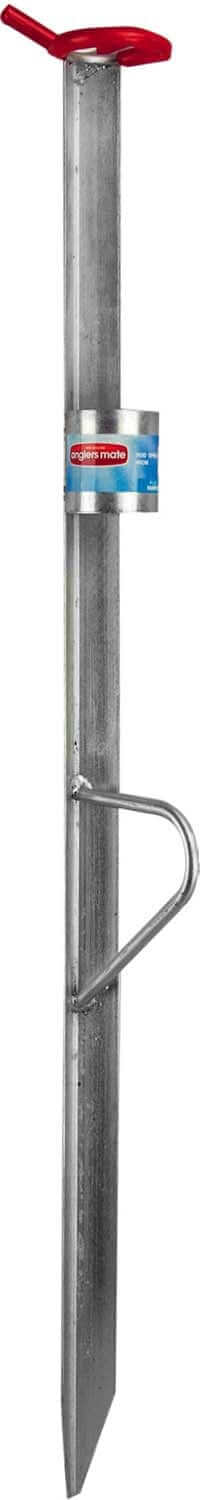 Anglers Mate Galvanised Rod Spike 800mm for surf rod holding, made from corrosion-resistant steel.