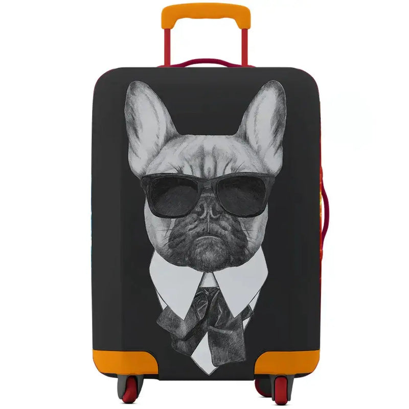 Animal Print Elastic Luggage Cover (18–32″) by Habicare
