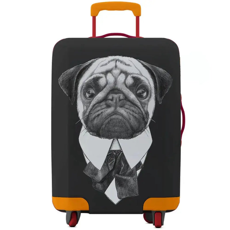 Animal Print Elastic Luggage Cover (18–32″) by Habicare