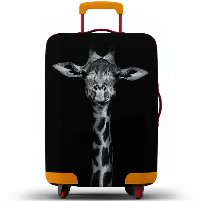 Animal Print Elastic Luggage Cover (18–32″) by Habicare