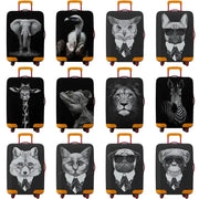 Animal Print Elastic Luggage Cover (18–32″) by Habicare