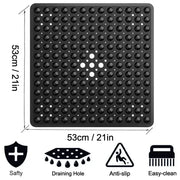 Anti-Slip Shower Mat (53x53cm) by Habicare