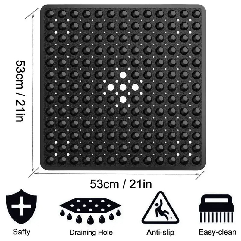Anti-Slip Shower Mat (53x53cm) by Habicare