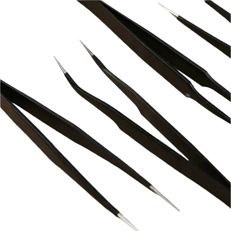 Anti-Static ESD Stainless Steel Curved Tweezers (6 different types available) by Habicare