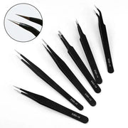 Anti-Static ESD Stainless Steel Curved Tweezers (6 different types available) by Habicare