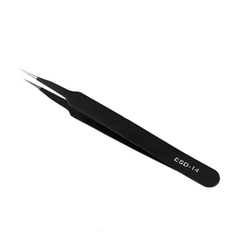 Anti-Static ESD Stainless Steel Curved Tweezers (6 different types available) by Habicare