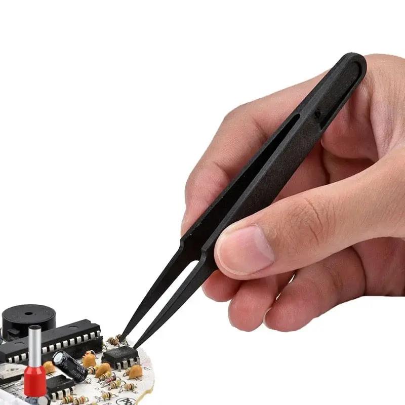Anti-static Plastic Tweezers (8 piece) by That Watch Shop