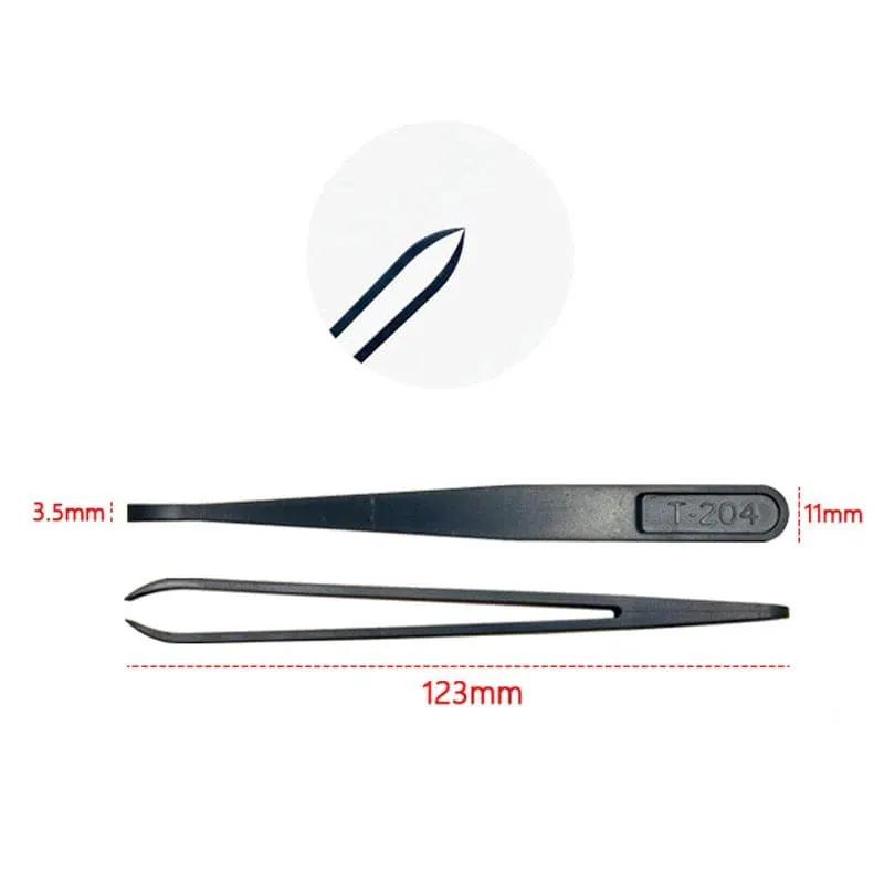Anti-static Plastic Tweezers (8 piece) by That Watch Shop