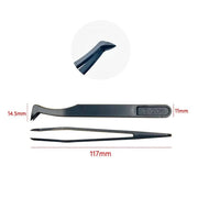Anti-static Plastic Tweezers (8 piece) by That Watch Shop