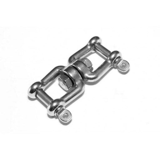 Swivel Jaw to Jaw 10mm SS 316-10mm Product Code: K007, marine-grade stainless steel swivel fitting.